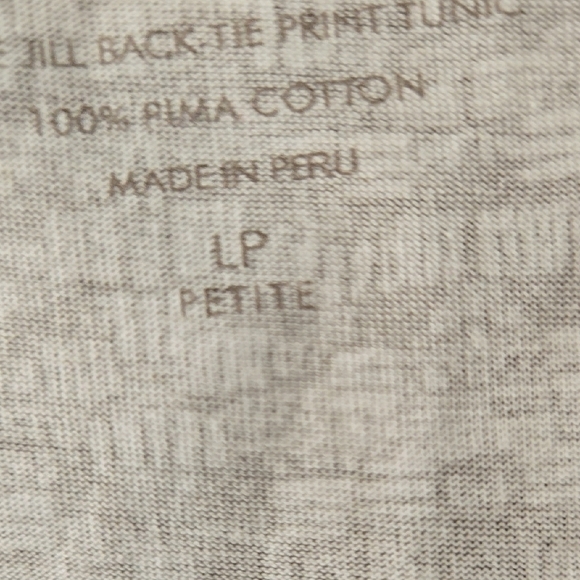 Pure Jill By J.JILL, Patterned Long Sleeve Women's Top Size Large P. - Picture 3 of 4